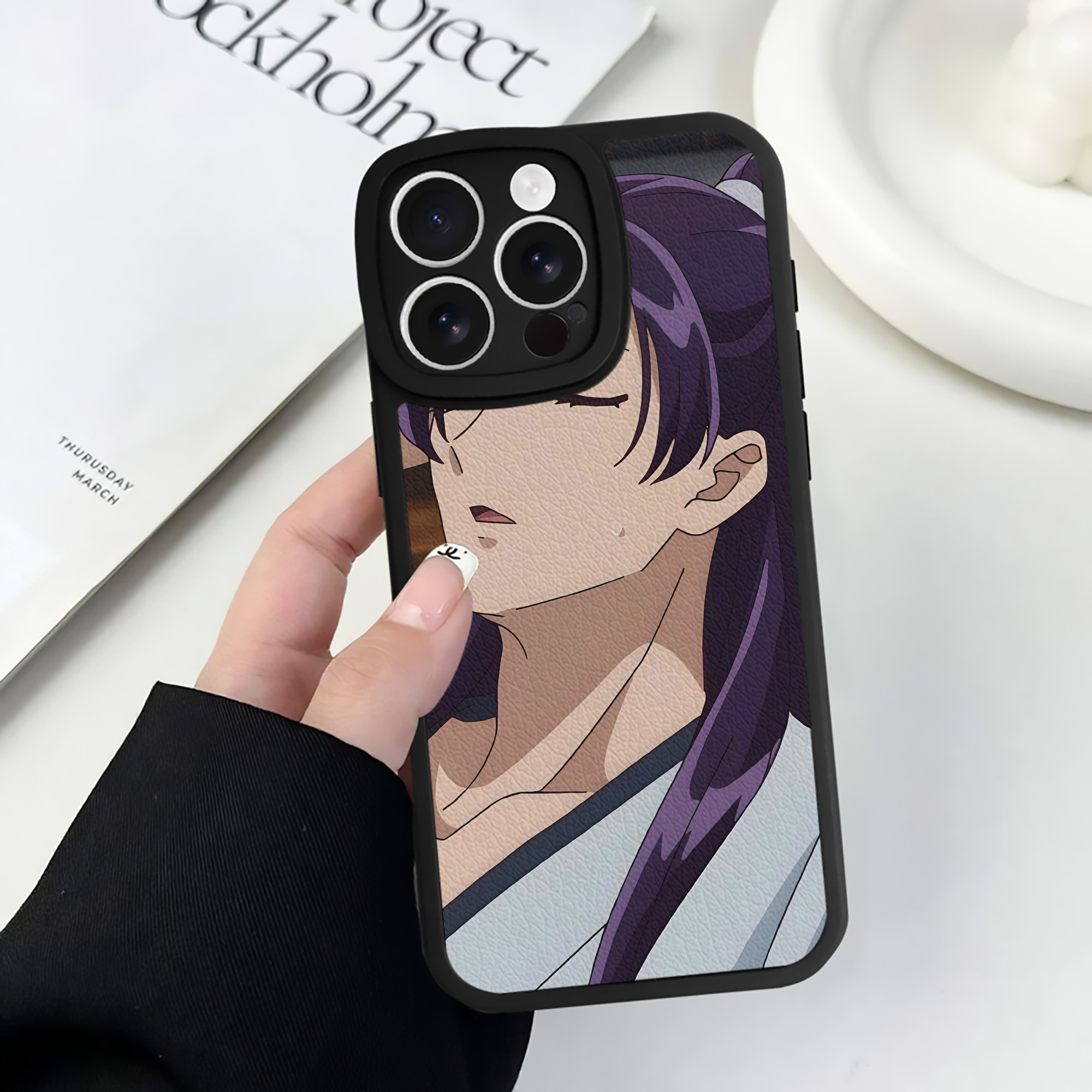 薬屋のひとりごと The Apothecary Diaries 【iPhone 16シリーズ対応】シリコンスマホケース（レザー調） 材質：シリコン